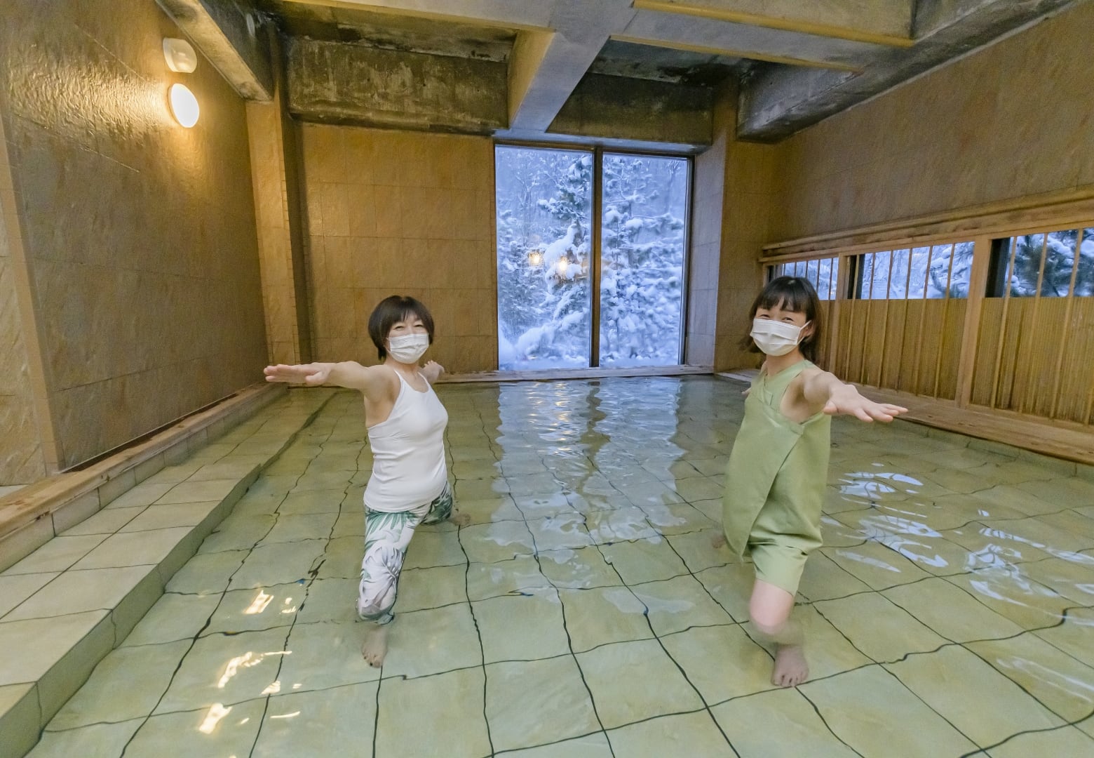 「温泉エクササイズ」でリフレッシュ!